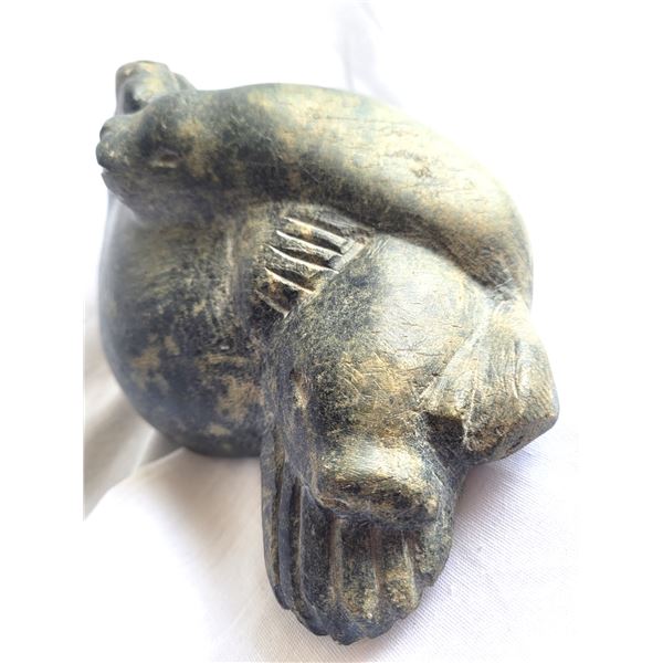 Inuit Double Seal Sculpture A