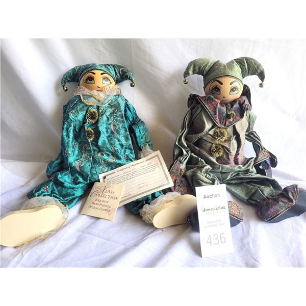 Signed Original Xenis Musical Dolls A