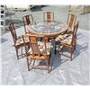 Image 3 : Rosewood Dining Room Table & Chairs C