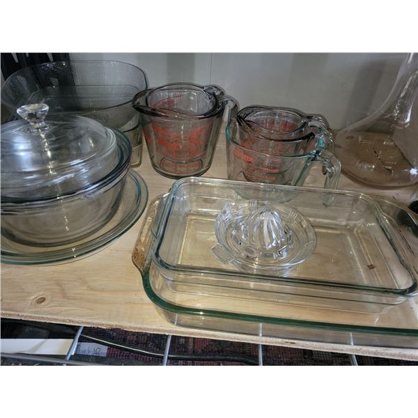 Pyrex & Glass Stemware A