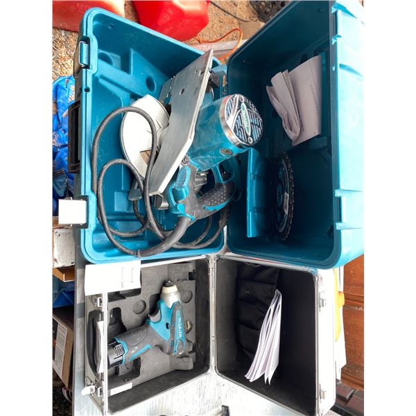 Makita Circular Saw & Cordless Impact Drill A