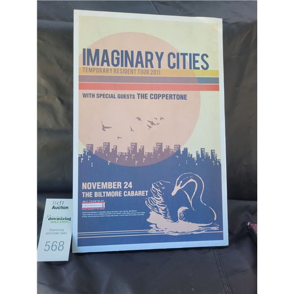 Imaginary Cities Tour Concert Poster C