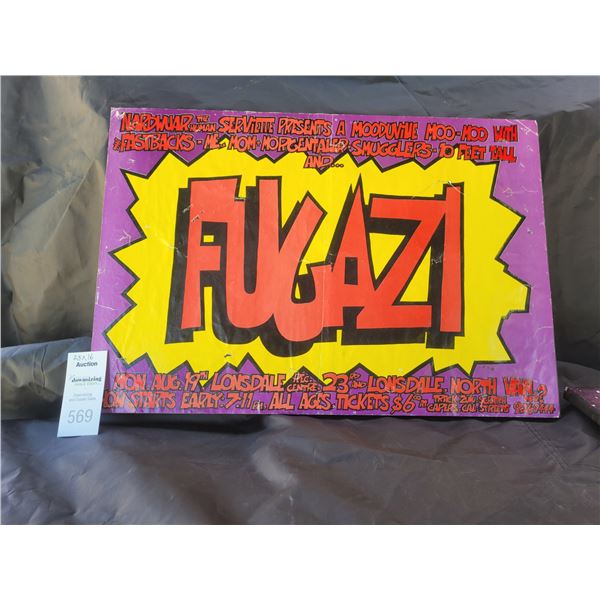 FUGAZI Concert Poster C