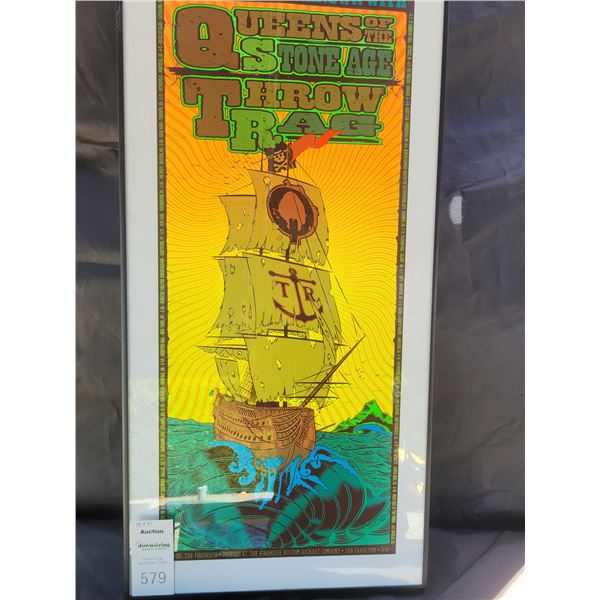 Framed Queens of the Stone Age COncert Poster C