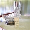 Image 1 : Cut Glass Bowl & Crystal Vase A
