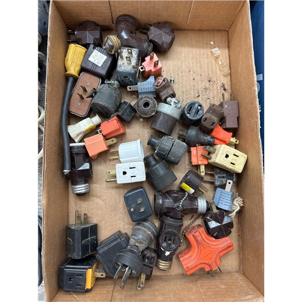 Assortment of electrical plugs