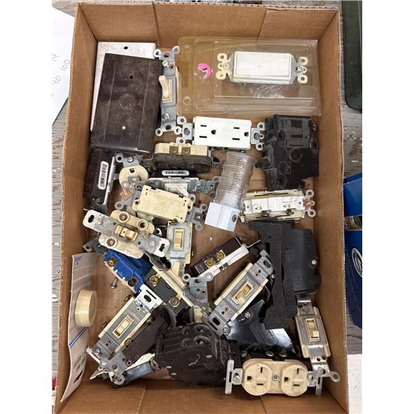 A sort of plugins and light switches