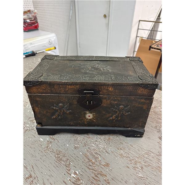 Copper sheeted box