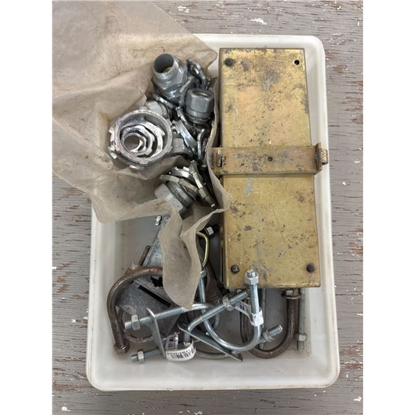 Assortment of ubolts and electrical hardware