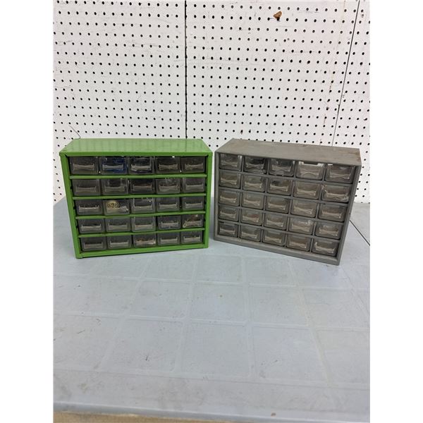 2 organizers with contents