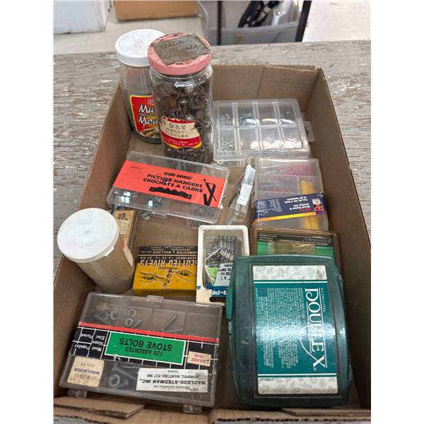 Large collection of fasteners