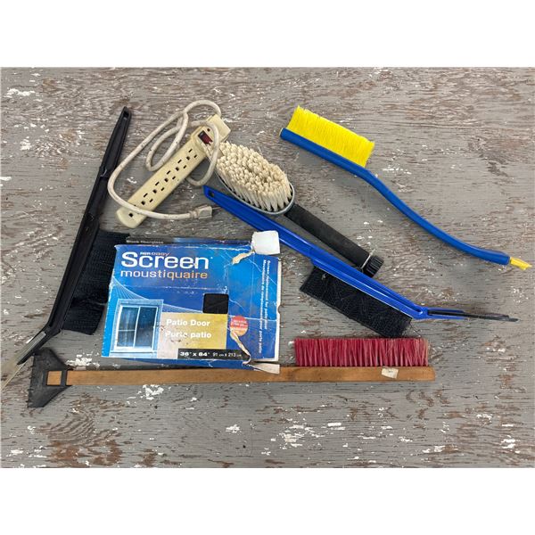 Car brushes and extension cord