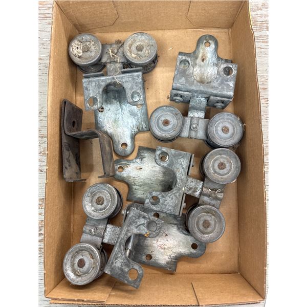 Sliding barn door wheels