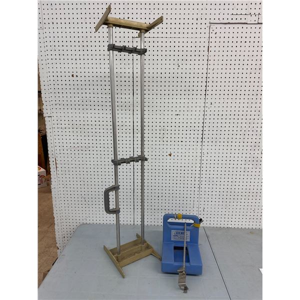 Eight rod holder and icebox fishing system