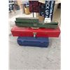 Image 1 : Four empty toolboxes