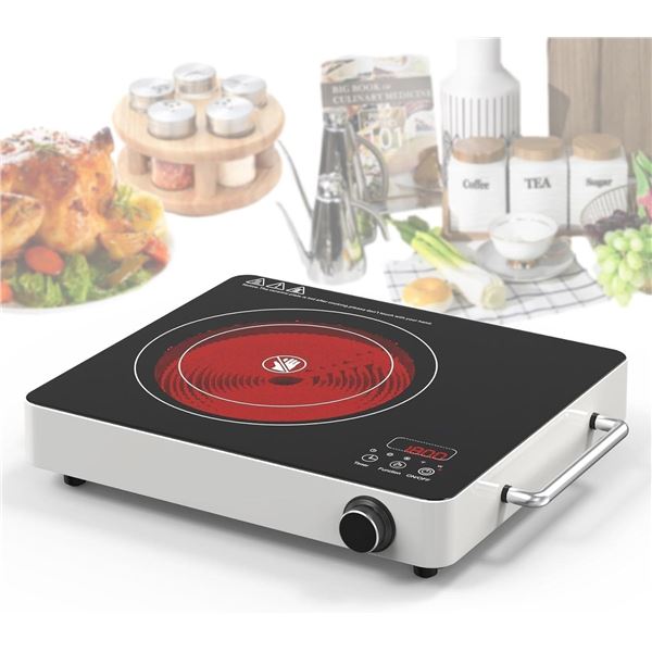 NEW $96 12" Electric Induction Cooktop w/9 Levels