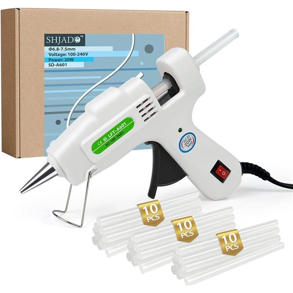 SEALED Hot Glue Gun w/30 Glue Sticks 20W