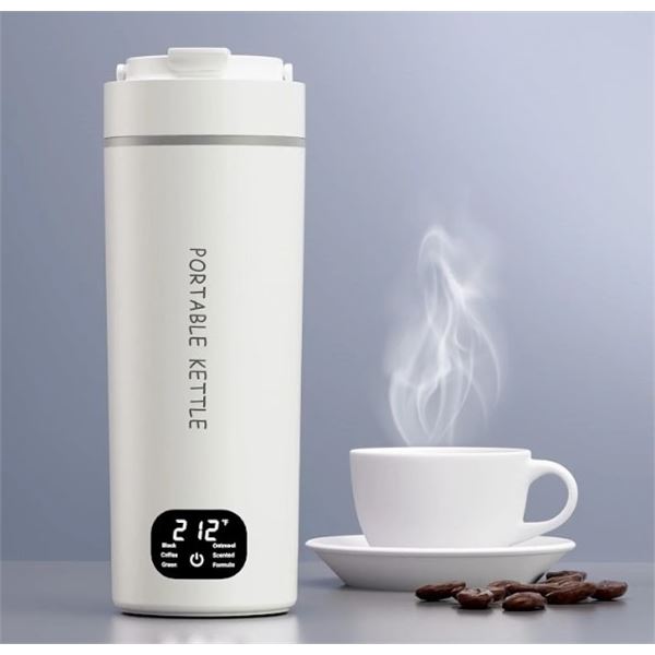 NEW $46 Portable Electric Kettle, Stainless Steel