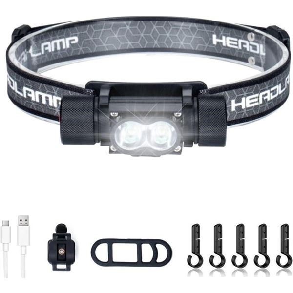 NEW $31 LED Headlight Rechargeable 1000 Lumen
