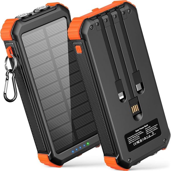 SEALED $87 Solar Charge Power Bank 45800mAh