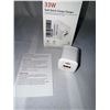 Image 3 : NEW Dual Port USB C/USB Fast Charger Block,33W