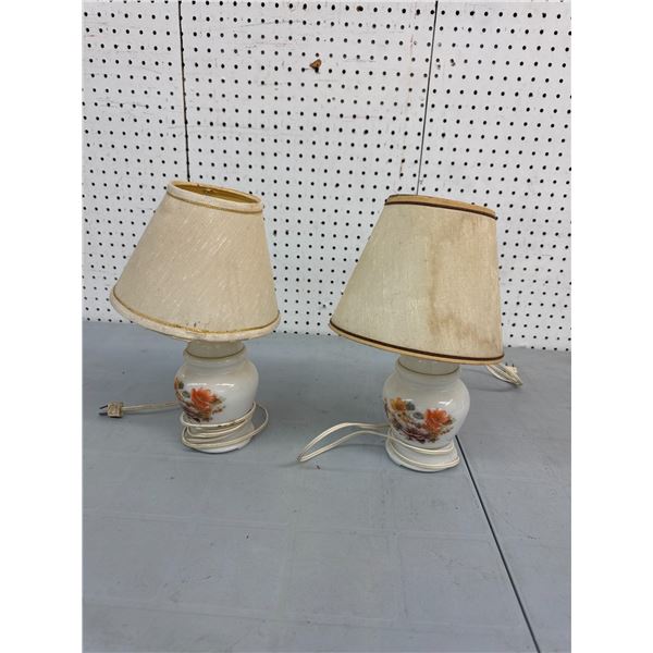 Two small lamps