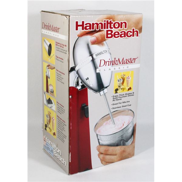 HAMILTON BEACH DRINKMASTER CLASSIC IN BOX