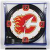 Image 1 : NEW CALGARY FLAMES WALL CLOCK
