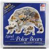 Image 1 : SEALED 1000PC LAND OF THE POLAR BEARS SHAPED