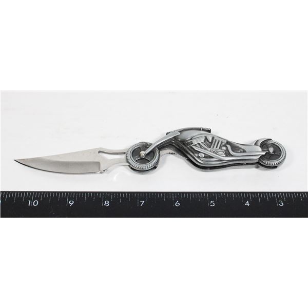 ITEM #12865.  NEW MOTORCYCLE KNIFE