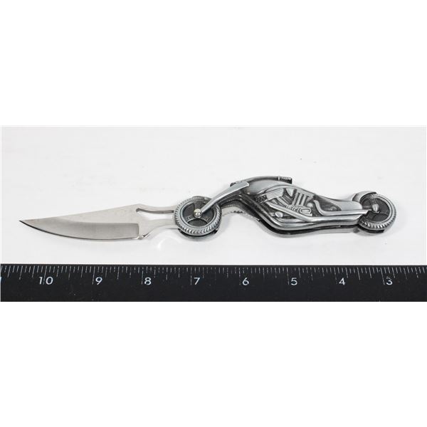 ITEM #12865. NEW MOTORCYCLE KNIFE
