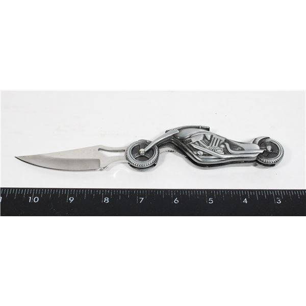 ITEM #12865. NEW MOTORCYCLE KNIFE