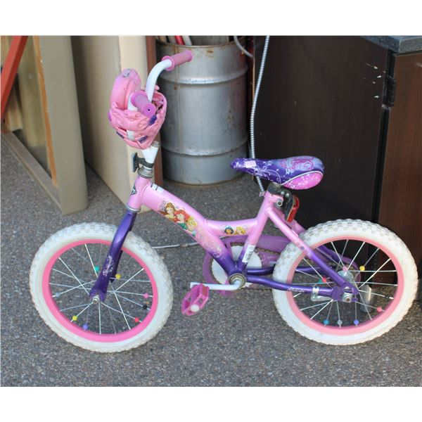 GIRLS HUFFY BICYCLE, GOOD OVERALL CONDITION