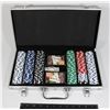 Image 1 : POKER CHIP SET IN CASE WITH CARDS AND DICE