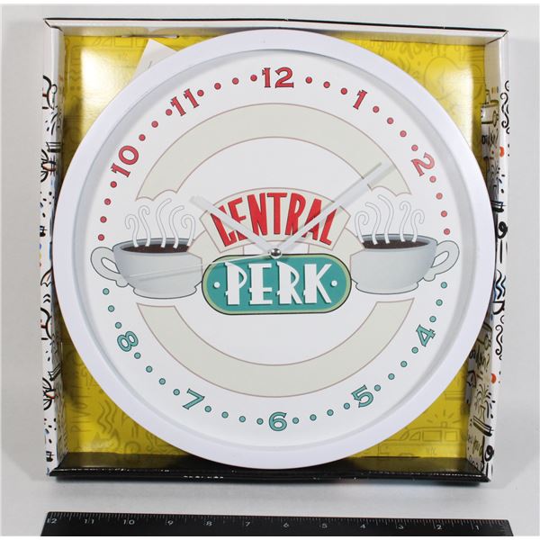 FRIENDS TV SERIES CENTRAL PERK THEME WALL CLOCK