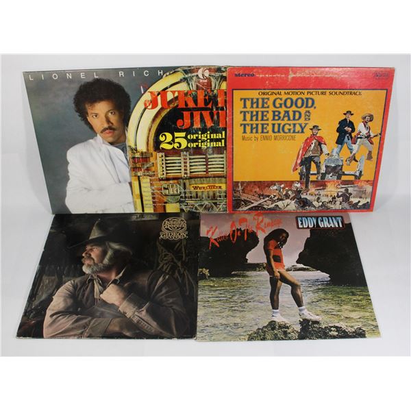 LOT OF 5 MISC. RECORDS