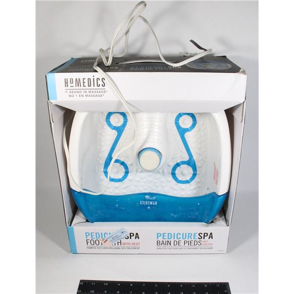 HOMEDICS PEDICURE SPA FOOTBATH WITH HEAT