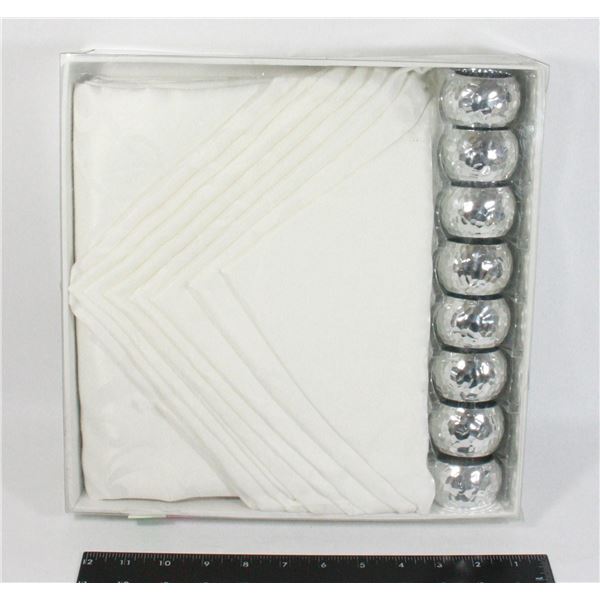 DAMASK MICROFIBER TABLECLOTH SET