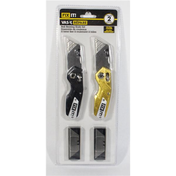 BALL BEARING KNIFE SET NEW 2 PC