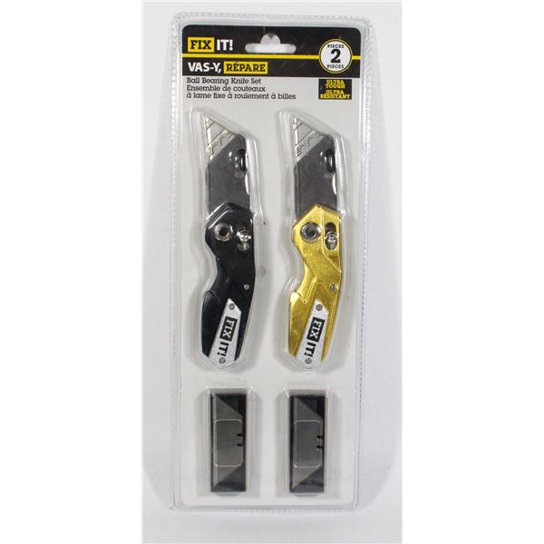 BALL BEARING KNIFE SET NEW 2 PC