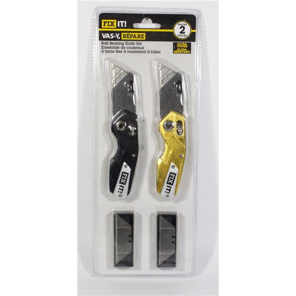 BALL BEARING KNIFE SET NEW 2 PC
