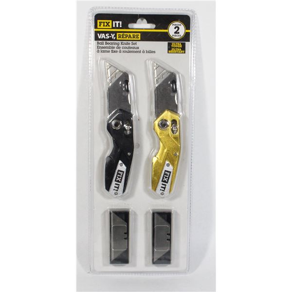 BALL BEARING KNIFE SET NEW 2 PC