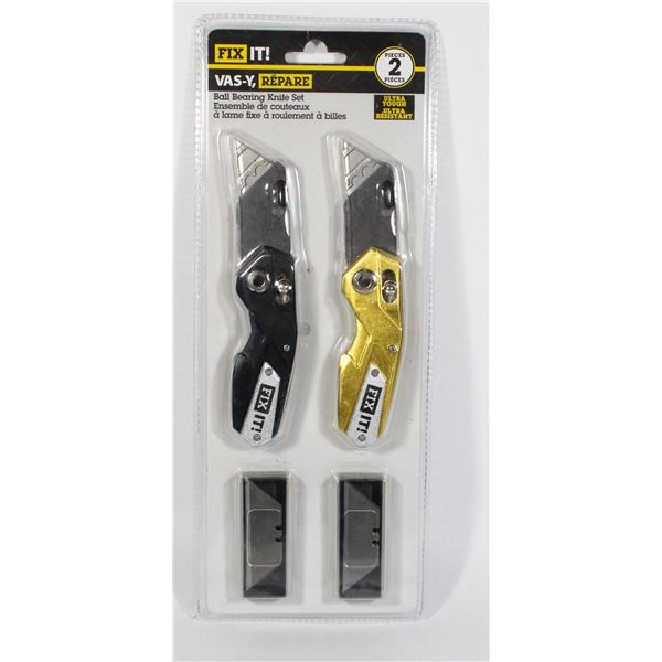 BALL BEARING KNIFE SET NEW 2 PC
