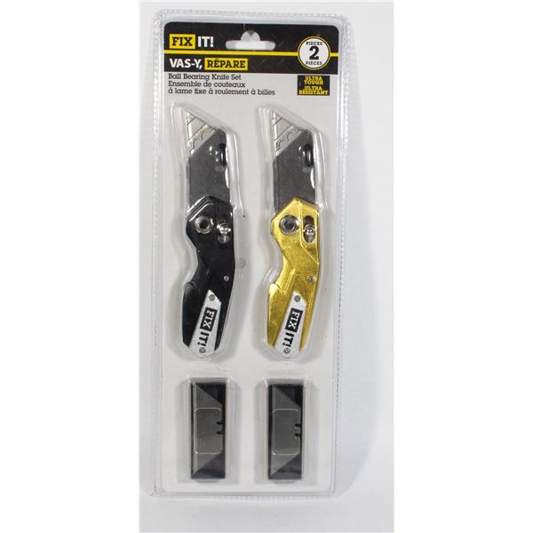 BALL BEARING KNIFE SET NEW 2 PC