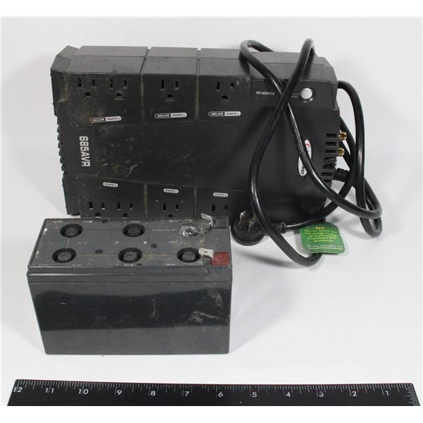 CYBER POWER 685AVR POWER BAR WITH BATTERY BACKUP