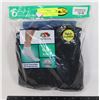 Image 1 : BLACK ANKLE SOCKS,12-16,PACK OF 6,FRUIT OF THE