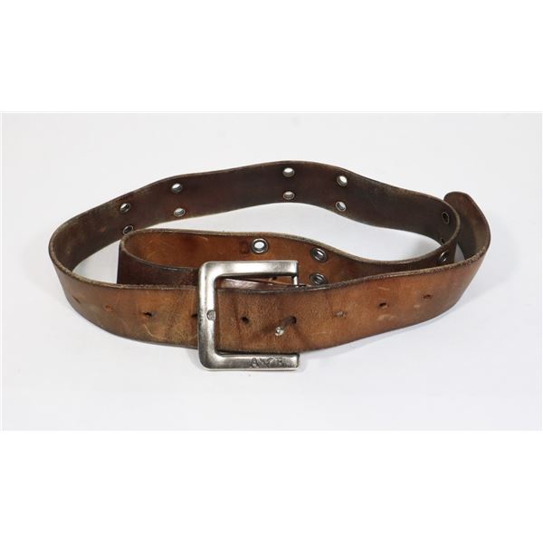 VINTAGE AMERICAN EAGLE LEATHER BELT