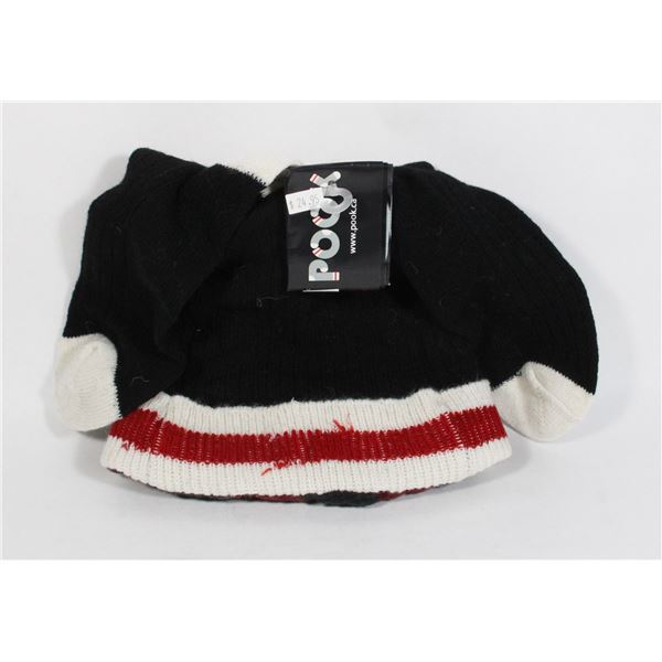 REVERSIBLE POOK TOQUE NEW. ADULT 1 SIZE FITS MOST