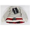 Image 1 : REVERSIBLE POOK TOQUE. ADULT 1 SIZE FITS MOST