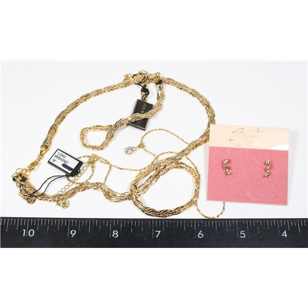 5TH AVE NECKLACES, BRACELET & EARRINGS